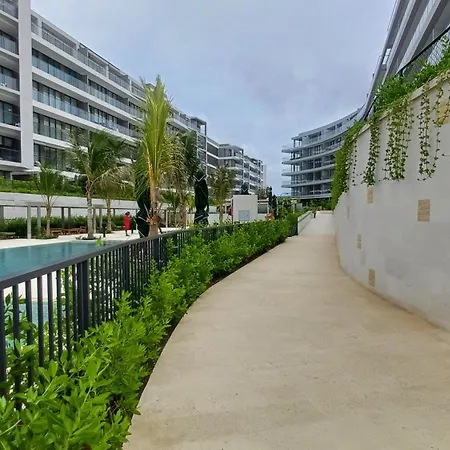 Encantador Espacio Con Salida Al Mar En Manzanillo Apartamento